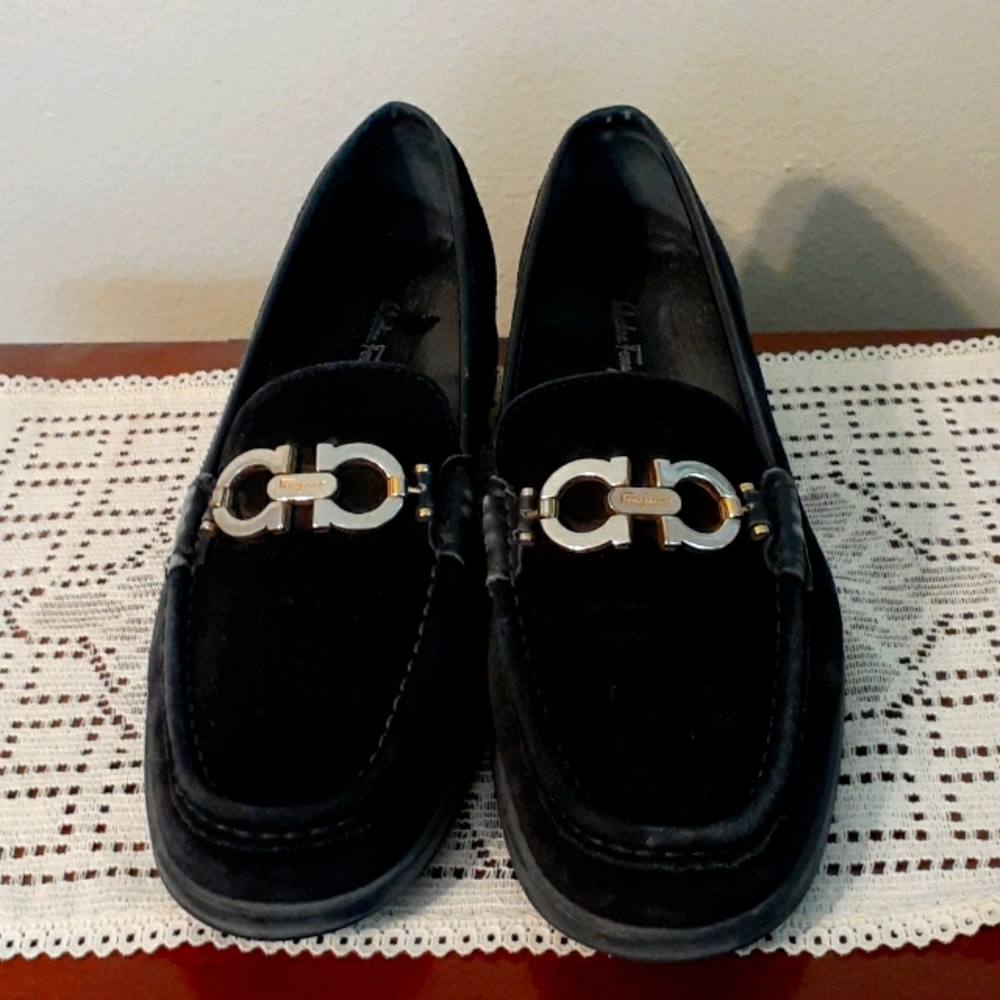 Ferragamo Suede Loafers